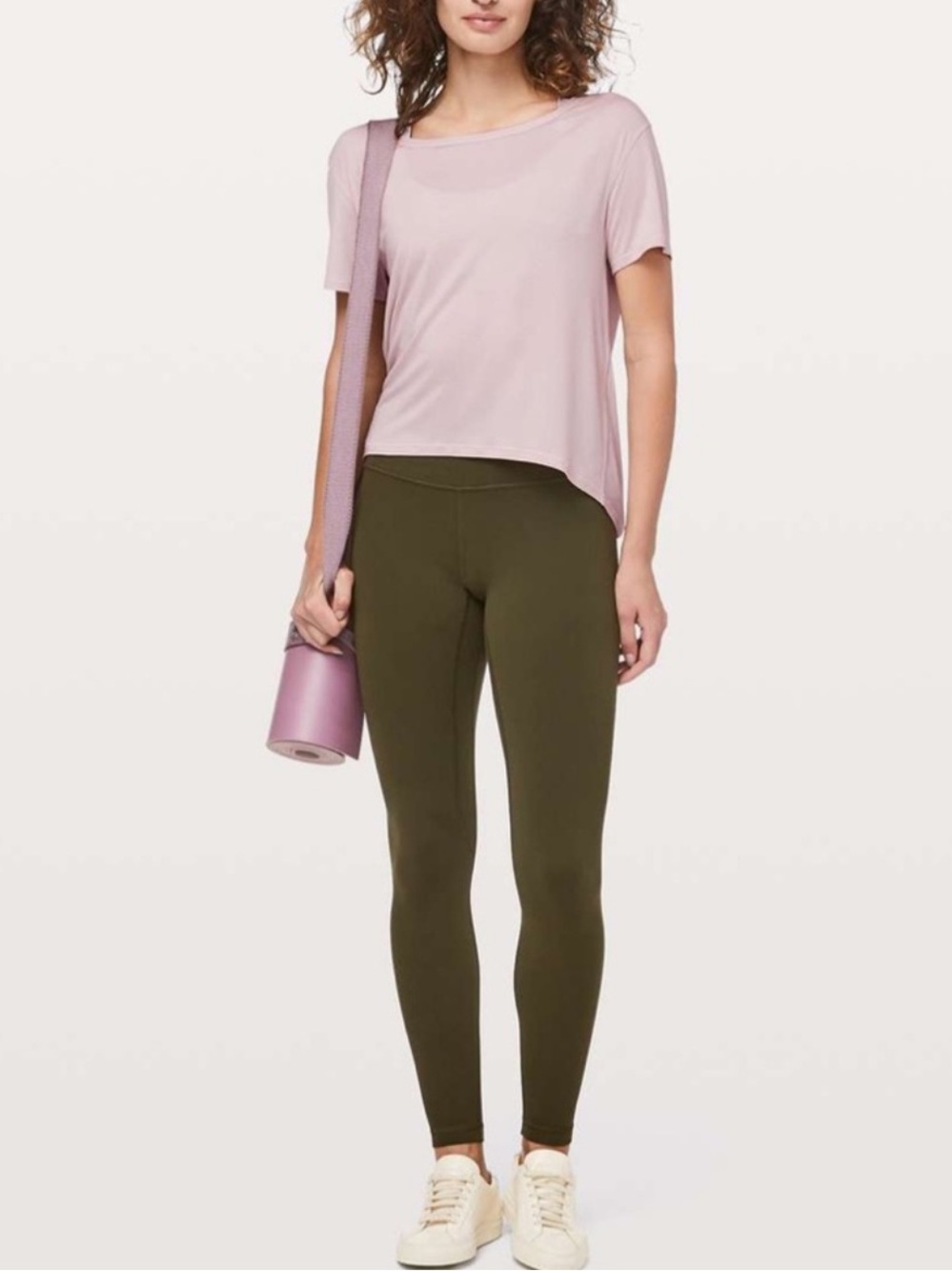 Lululemon Fall In Place Short Sleeve Shirt
Heathered Pink Bliss Modal size 2